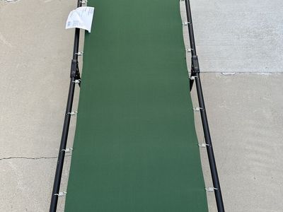 New Portable Coleman Camping cot / Bed with mat