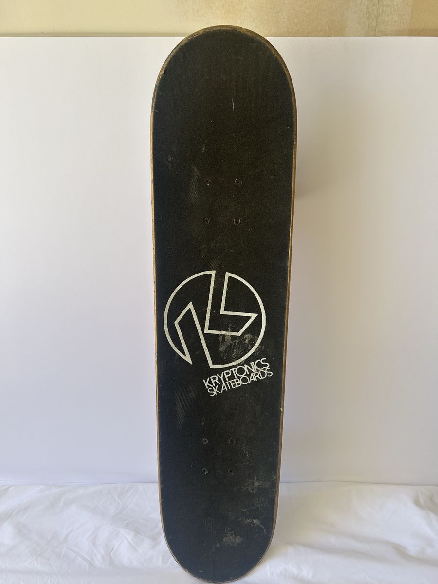 Kryptonics Skateboard Complete - Classic Logo Deck with Trucks and Wheels - Used