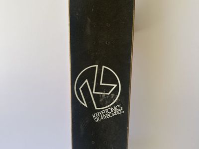 Kryptonics Skateboard Complete - Classic Logo Deck with Trucks and Wheels - Used