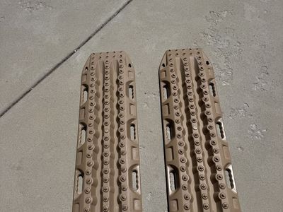 Maxtrax Mk II Tan - 2 (with straps, mount, pins, and hardware)