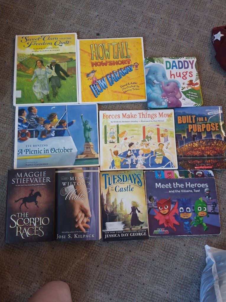 Large Book Lot (20 Books) - Mixed Genres, Picture Books, Early Readers, Young Adult