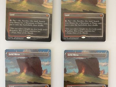 Arid Mesa fetchland playset MTG - Near Mint