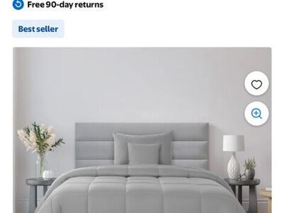 Twin Lux Decor 4 Piece Twin Comforter Set, New