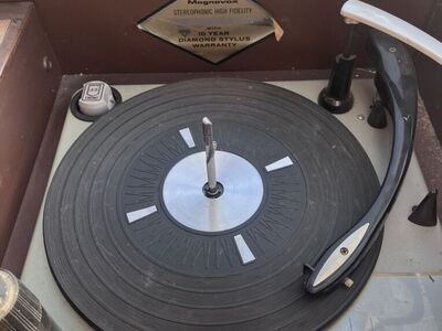 Vintage Magnavox stereo console record player