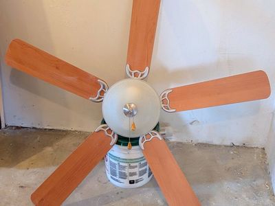 5-Blade Ceiling Fan with Light Kit, Reversible Blades, and Pull Chain Control