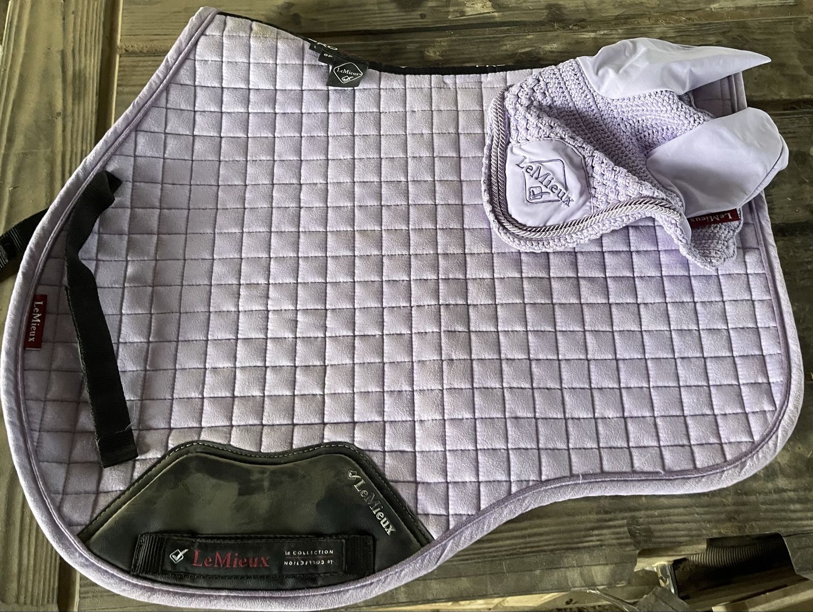 LeMiuex saddle pad and bonnet