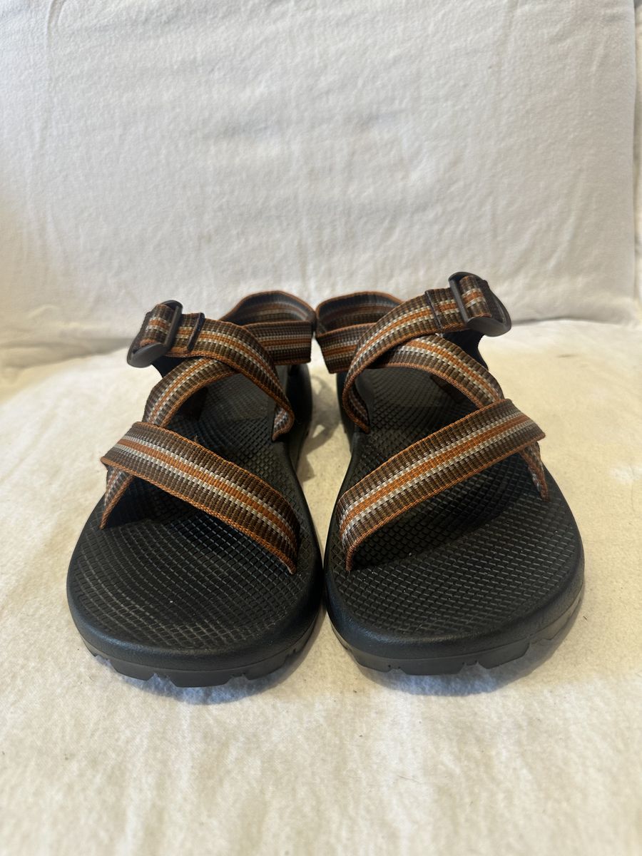 Chaco Men’s Size 10 Brown/Orange, Hiking Sandals