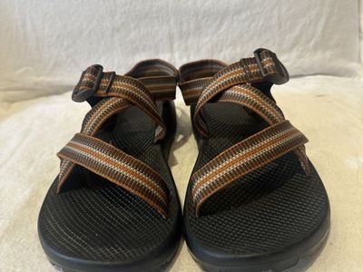 Chaco Men’s Size 10 Brown/Orange, Hiking Sandals