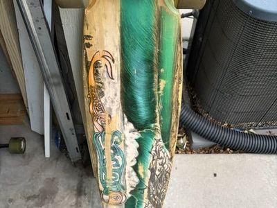 Sector 9 Longboard Skateboard 70mm Wheels Green Graphic