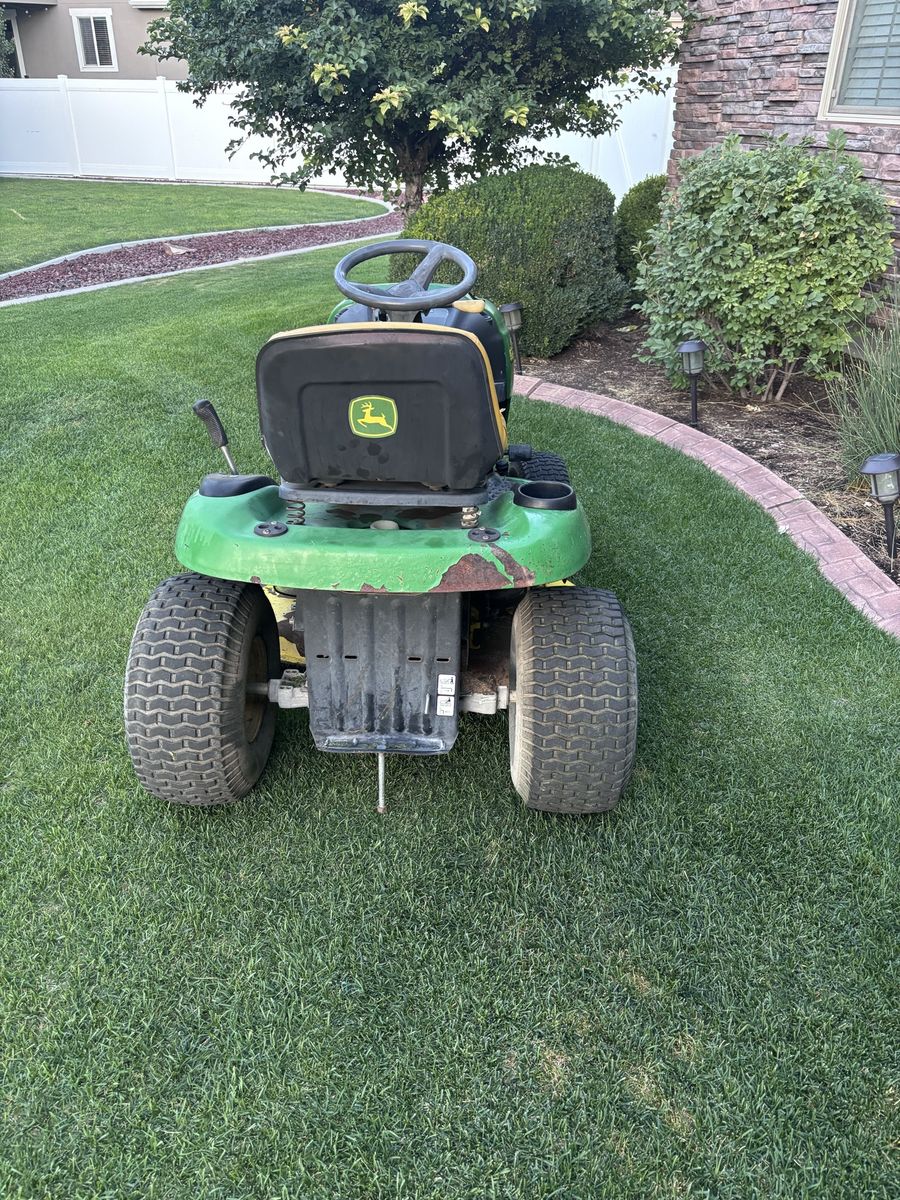 John Deere Riding Lawn Mower - Used, Green/Yellow, Good Condition