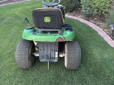 John Deere Riding Lawn Mower - Used, Green/Yellow, Good Condition