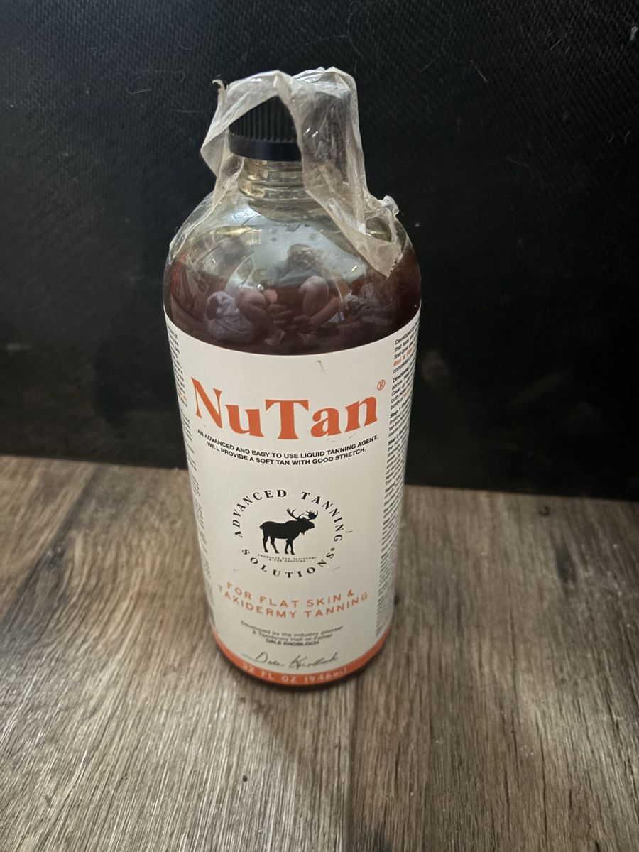 Nutan hide tanning solution