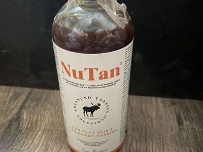 Nutan hide tanning solution