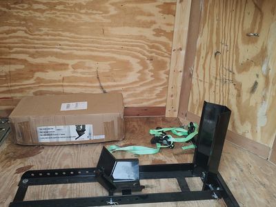 Motorcycle trailer wheel chocks