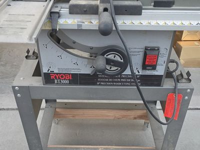 Ryobi BT3000 10" Precision Woodcutting System Table Saw with Accessories & Stand