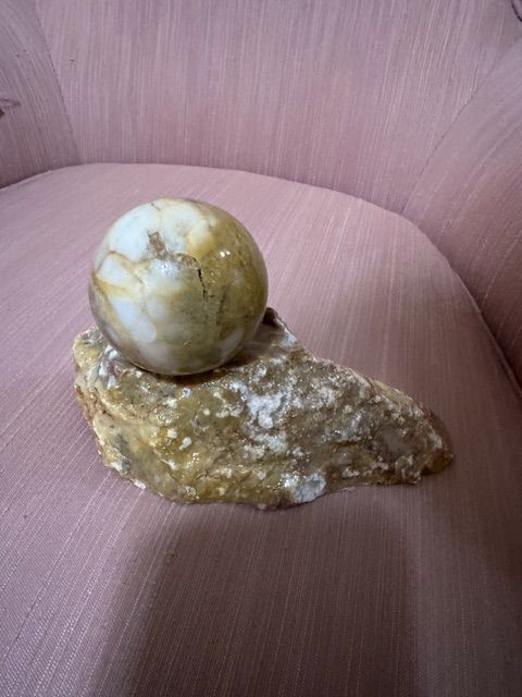 onyx sphere sculpture”