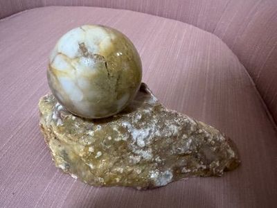 onyx sphere sculpture”