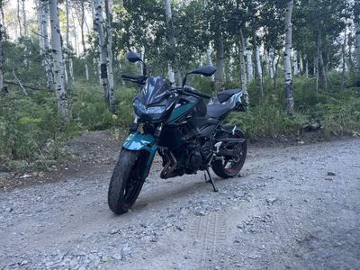 Kawasaki Z400 ABS Street Motorcycle - Teal/Black - 7,913 Miles