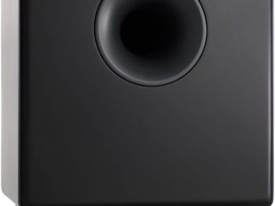 Audioengine S8 250W Powered Subwoofer, Built-in Amplifier - Wired - Black