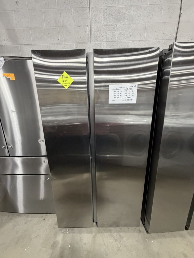 BRAND NEW SAMSUNG SIDE BY SIDE FRIDGE 27.4 CF