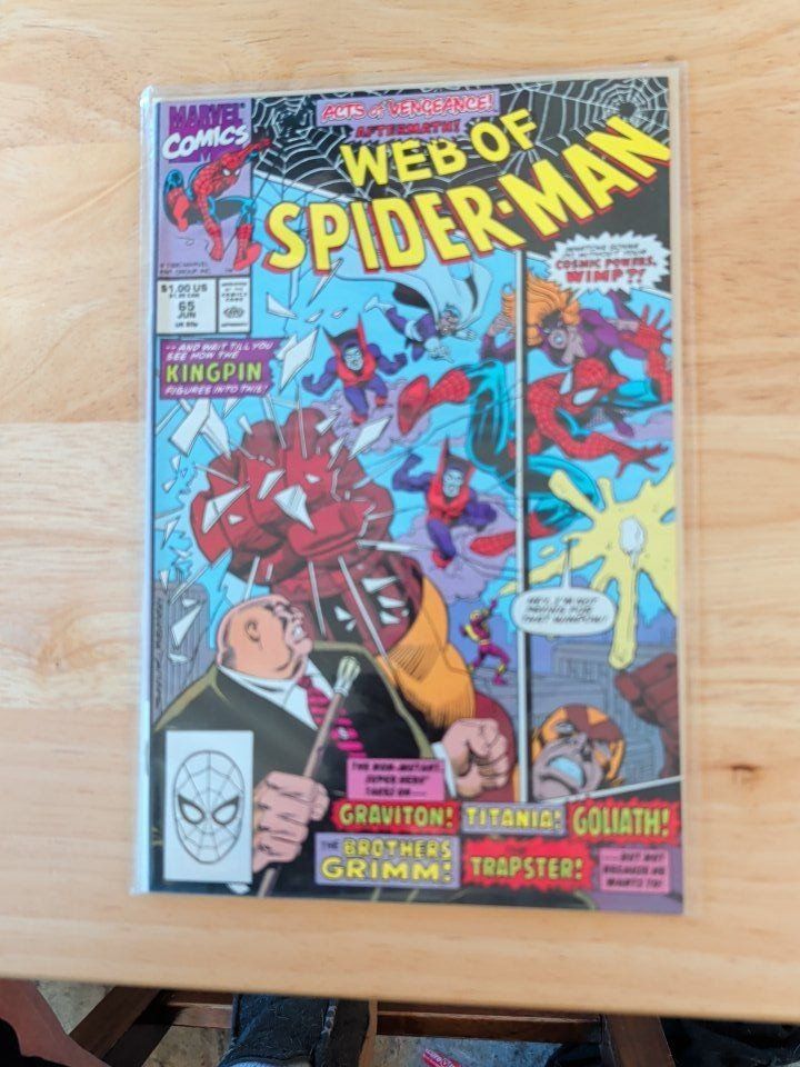Web of Spider-Man #65 (Marvel|Marvel Comics June 1