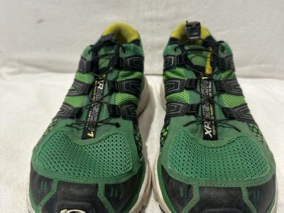Salomon men’s size 10 XR Mission door to trail green mesh shoes