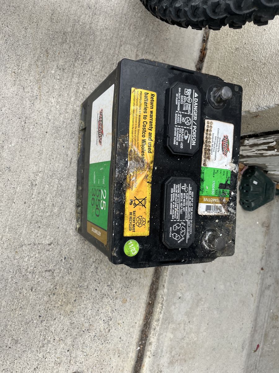 Used Interstate Battery - 2.25 Years Old