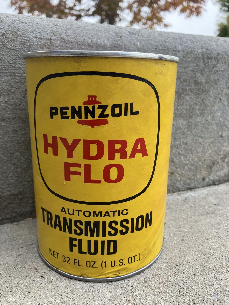 Vintage Pennzoil Hydra Flo Dexron II Automatic Transmission Fluid Can 32 Fl. Oz. (1 Qt.) collectible