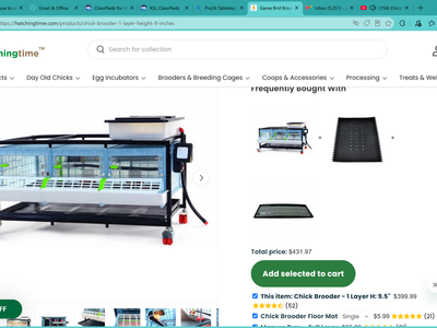 Hatching TIME Brooder for birds chickens ducks gamebirds poultry BRAND NEW UNASSEMBLED IN THE BOX