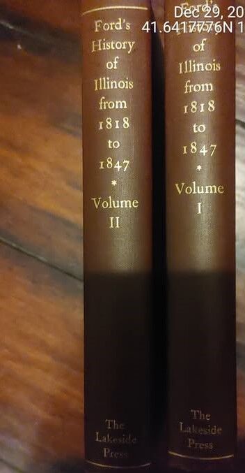 Ford's history of Illinois from 1818 to 1847