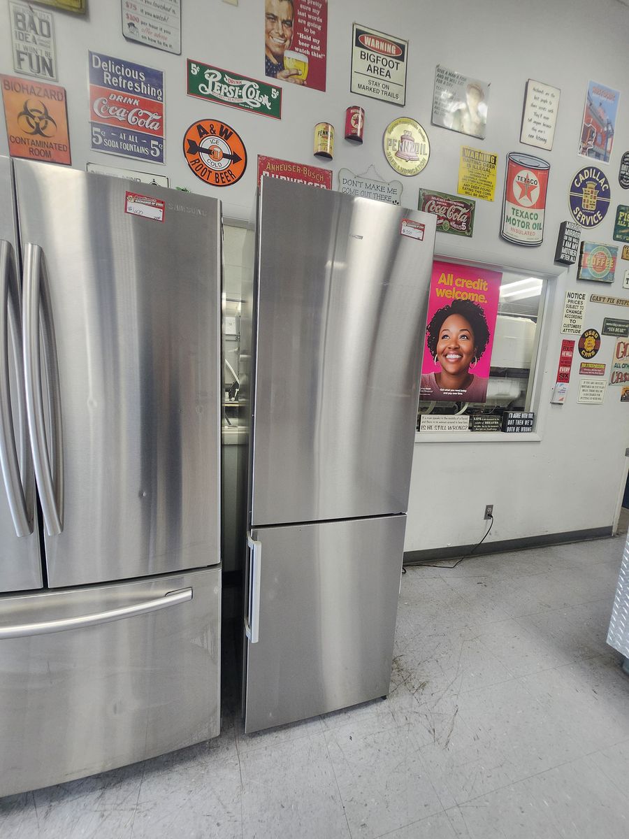Stainless Steel Bottom Freezer Refrigerator - counter depth