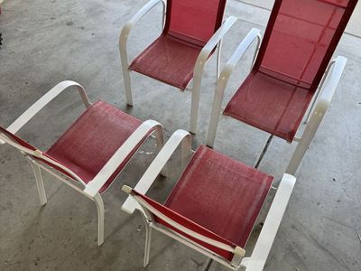 Set of 4 - Patio Chairs