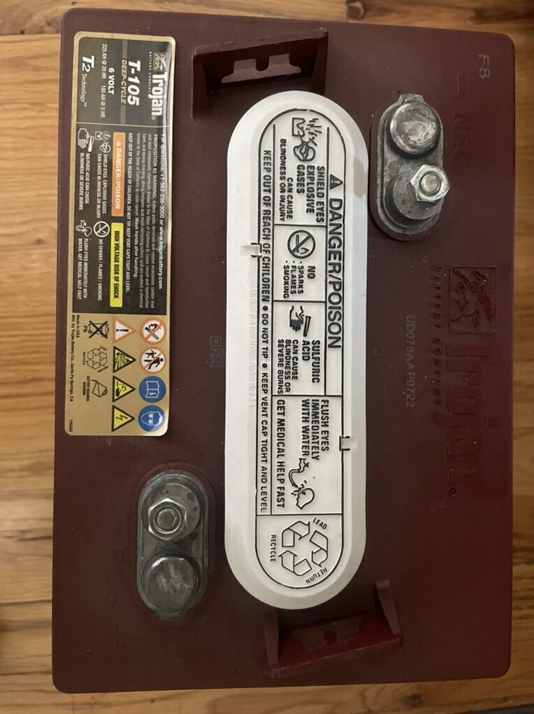 Trojan T-105 6V Battery