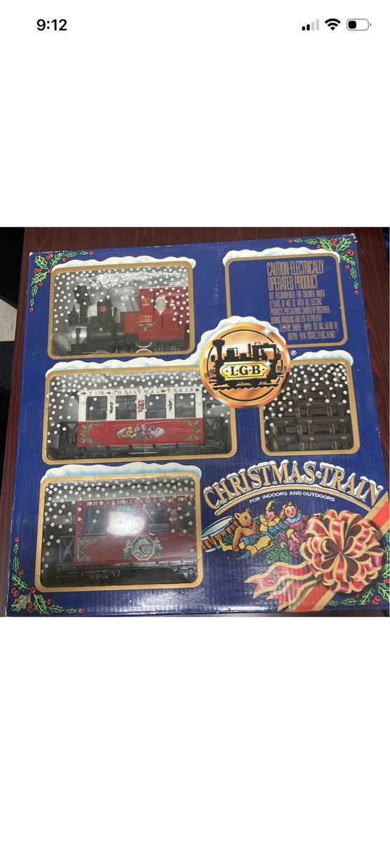 LGB 21540 G Gauge Christmas Steam Train Set Tested And Working
