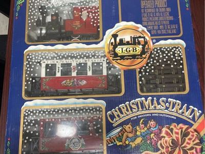 LGB 21540 G Gauge Christmas Steam Train Set Tested And Working