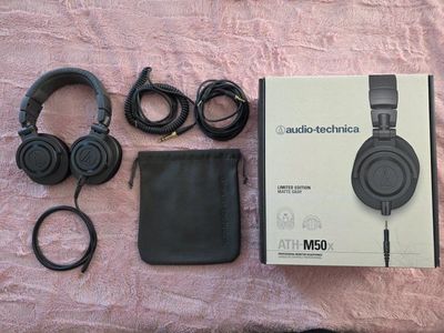 Audio-Technica ATH-M50x Limited Edition Matte Gray Professional Monitor Headphones