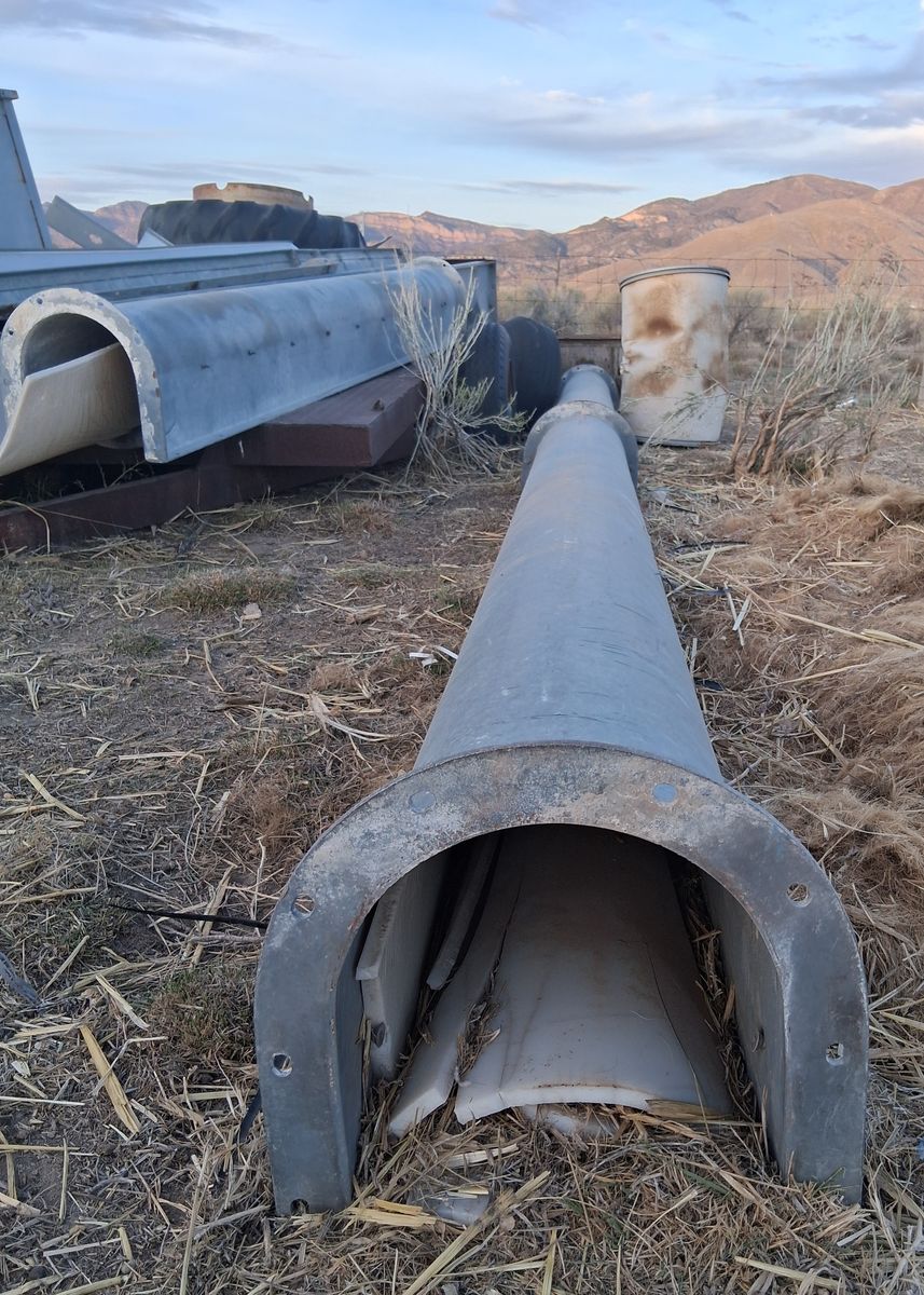 Screw auger trough