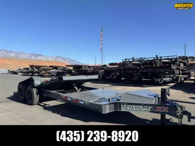 RawMaxx 7X22 20K G7X GRAVITY TILT Equipment Trailer
