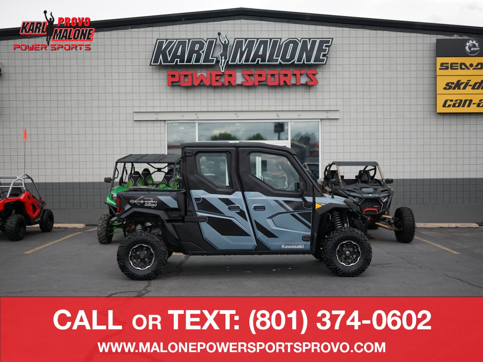 2025 Kawasaki RIDGE XR CREW LIMITED Metallic Bluis