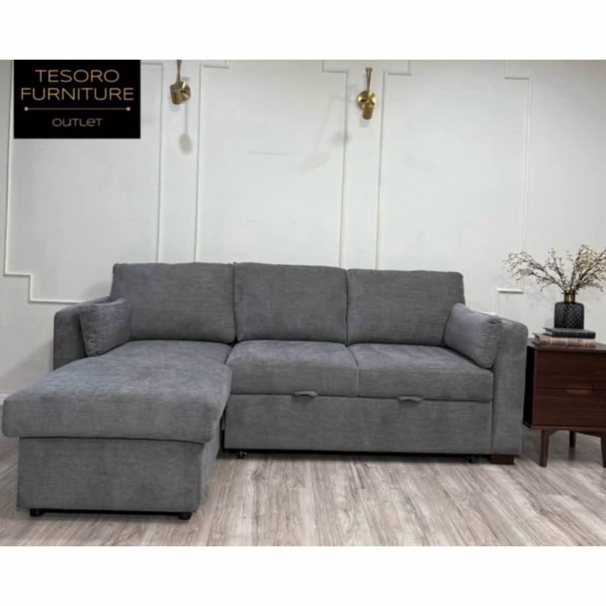 LUKE SECTIONAL SOFA BED WITH STORAGE WE OFFER DELIVERY 