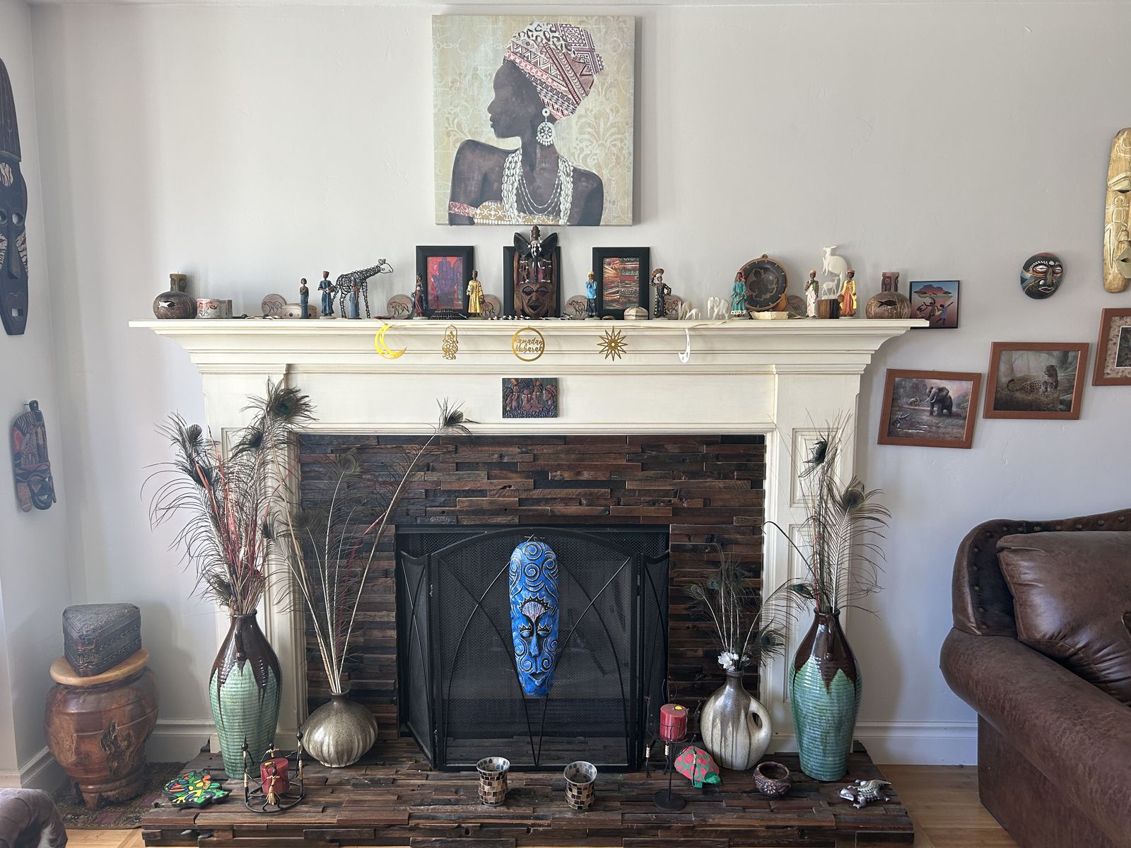 Home Decor Collection – Wall Art, Masks, Vases & Accessories (Priced to Sell)