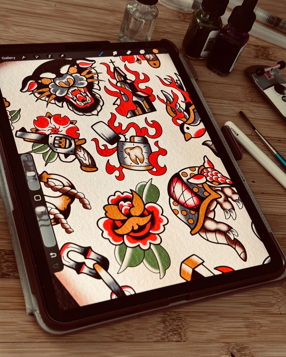 Traditional Flash Tattoos – $250 Color – March Openings