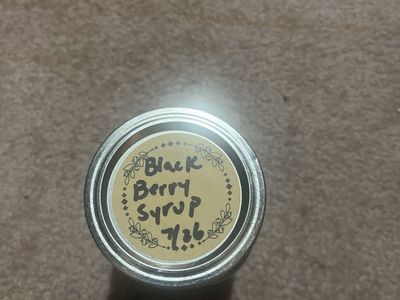 Blackberry syrup