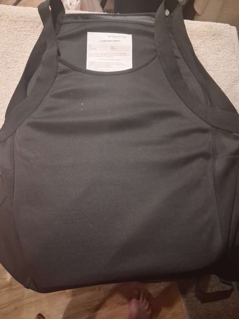 CompassArmor T-Shirt Body Armor Vest. xxl