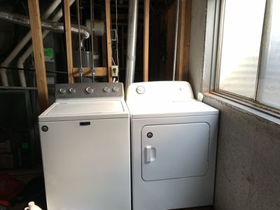 Maytag White Top Load Washer and Dryer Set