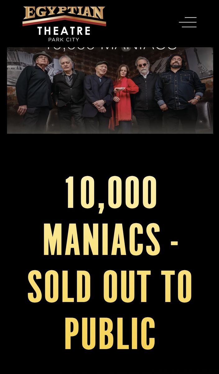 10000 Maniacs - Concert Tickets