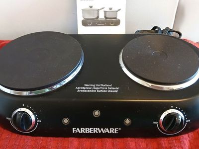 Double Burner Electric Cooktop BUNDLE & SAVE 50% !