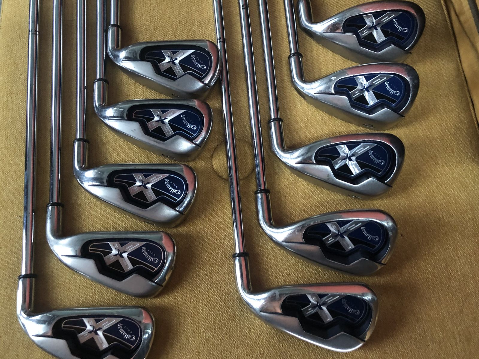1/2” Longer Uni Flex Callaway X18 Iron Set 2-SW Golf Clubs 