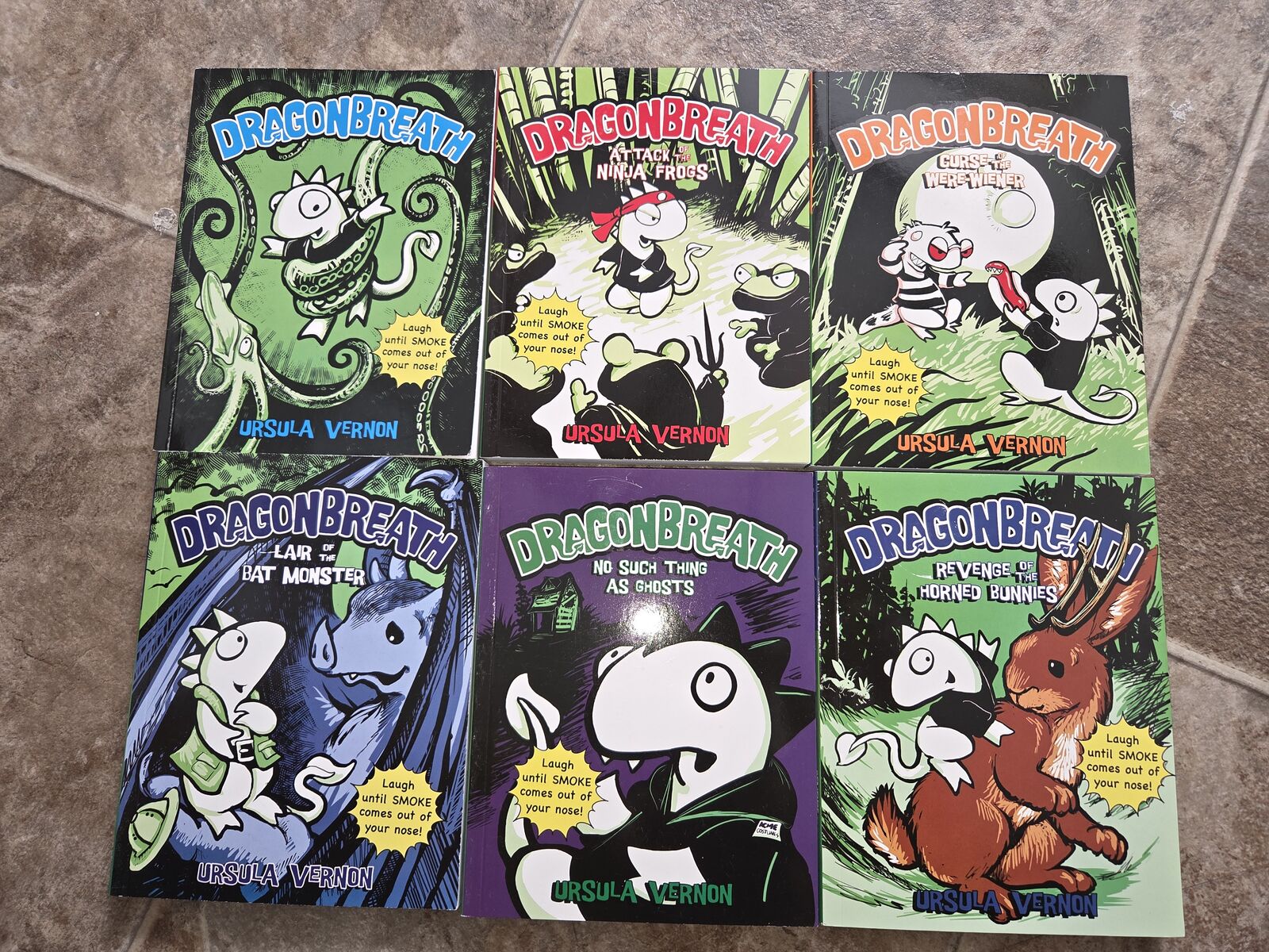 Dragonbreath  6 BOOK SET - BOOK 1-6  By Vernon, Ursula