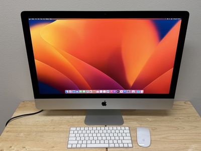 2017 iMac 27” 5K i7/32GB/2TB Fusion Ventura